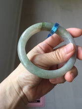 Load image into Gallery viewer, 60mm Certified Type A 100% Natural white/light purple/brown/yellow/gray (FU LU SHOU) Jadeite Jade bangle BF107-8641
