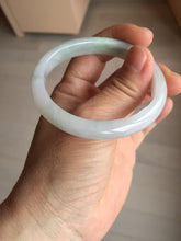 Load image into Gallery viewer, 51mm certified Type A 100% Natural green/purple/white oval Jadeite Jade bangle BM59-0262
