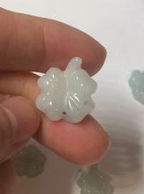 Load image into Gallery viewer, 100% natural type A legit green/yellow four-leaf clover jadeite jade pendants BG46
