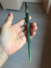 Load image into Gallery viewer, 17-18cm 100% Natural Green Blue Yellow Xiu Jade (Serpentine) Quiet Country Serial Hairpin AW69
