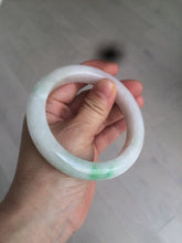 Load image into Gallery viewer, 59.8mm Certificated Type A 100% Natural white/sunny green/purple jadeite jade bangle AZ5-9139
