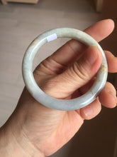 Load image into Gallery viewer, 51.5mm Certified 100% Natural Type A Light Brown Purple Round-Cut Jadeite Jade Bangle PC209-6215
