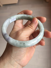 Load image into Gallery viewer, 66.5mm certified 100% natural Type A ligit green purple white gray Breeze of Provence series(普罗旺斯的风)  jadeite jade bangle AZ171-1025
