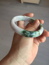 Load image into Gallery viewer, 59.5mm certified Type A 100% Natural light purple light brown dark green sunny green Jadeite Jade bangle AA48-3312
