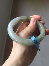 Load image into Gallery viewer, 60mm Certified Type A 100% Natural white/light purple/brown/yellow/gray (FU LU SHOU) Jadeite Jade bangle BF107-8641
