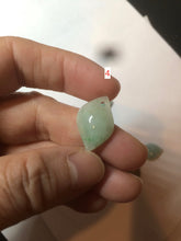 Load image into Gallery viewer, 100% natural type A sunny green jadeite jade Willow leaf/petal pendant group AC80
