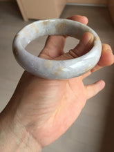 Load image into Gallery viewer, 59mm Certified Type A 100% Natural light purple yellow jadeite jade bangle BM100-4475
