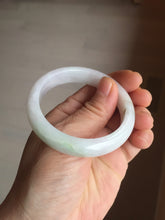Load image into Gallery viewer, 50.5mm certified 100% natural Type A light green/purple/white jadeite jade bangle AA115-1047
