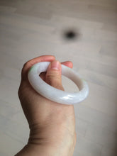 Load image into Gallery viewer, 57.5mm Certified 100% natural Type A sunny green/purple jadeite jade bangle AX90-1457
