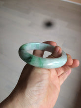 Load image into Gallery viewer, 56.4mm certificated Type A 100% Natural sunny green/white/purple Jadeite Jade bangle AY48-4133
