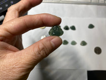 Load image into Gallery viewer, 100% Natural type A icy watery dark green(老油青) happy Buddha jadeite pendant BP178
