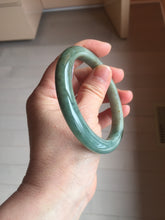 Load image into Gallery viewer, 60.2mm certified type A 100% Natural sunny green brown oily dark green gray black Jadeite jade bangle PH191-6937

