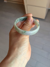 Load image into Gallery viewer, 50.5mm certified 100% natural Type A light green/gray/purple jadeite jade bangle PD201-2387
