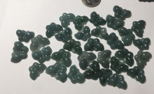 Load image into Gallery viewer, 100% Natural type A icy watery  light dark green/blue/gray/black Guatemala Jadeite Jade butterfly pendant BP177
