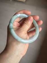 Load image into Gallery viewer, 卖了 59.8mm Certified Type A 100% Natural white/purple/green round cut jadeite Jade bangle PE124-0289
