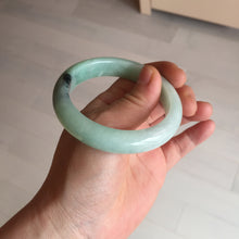 Load image into Gallery viewer, 54mm Certified Type A 100% Natural apple green dark green Jadeite Jade bangle BM23-0236
