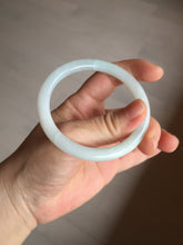 Load image into Gallery viewer, Shopify only 5385mm Certified 100% natural Type A light green white jadeite jade bangle AX135-0224 add on item
