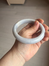 Load image into Gallery viewer, 62.5mm certified 100% natural Type A light purple/white jadeite jade bangle PA11-6113
