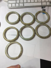 Load image into Gallery viewer, 54-57mm Certified type A 100% Natural yellow/brown Jadeite bangle group GL6
