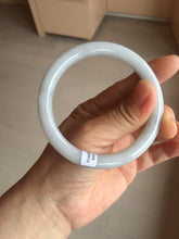 Load image into Gallery viewer, 57.8mm certified 100% natural type A green/purple/brown round cut jadeite jade bangle AJ74-8591
