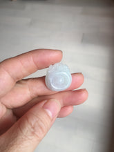 Load image into Gallery viewer, 100% Natural Type A Light Green Gray Jadeite Jade Lucky Fortune Seashell (福贝) Pendant Group PH235
