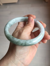 Load image into Gallery viewer, 66.5mm certified 100% natural Type A ligit green purple white gray Breeze of Provence series(普罗旺斯的风)  jadeite jade bangle AZ171-1025

