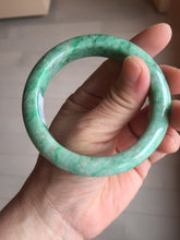 Load image into Gallery viewer, 56.5mm Certified Type A 100% Natural sunny green yellow Jadeite bangle J148-8114
