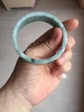 Load image into Gallery viewer, 52.8mm Certified type A 100% Natural green with green floating flowers Jadeite Jade square bangle PC36-0408
