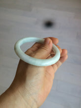 Load image into Gallery viewer, 57mm certified 100% natural light green/white jadeite jade bangle AX81-0308

