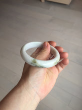 Load image into Gallery viewer, 58.8mm Certified Type A 100% Natural white/ green Jadeite Jade bangle PA3-3512 ($29.99 group)
