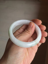 Load image into Gallery viewer, 50.5mm certified 100% natural Type A light green/purple/white jadeite jade bangle AA115-1047
