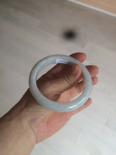 Load image into Gallery viewer, 57mm certified 100% natural type A light green/white jadeite jade bangle AX83-5063
