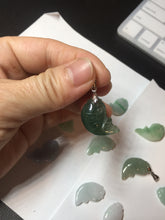 Load image into Gallery viewer, 100% Natural type A clear/ sunny green/ purple jadeite jade 3D fish Pendant BL71
