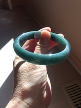 Load image into Gallery viewer, 59.8mm Certified Type A 100% Natural dark green/blue/gray/black Guatemala Jadeite bangle PJ148-1482
