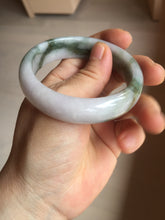 Load image into Gallery viewer, 54mm Certified Type A 100% Natural dark green purple(苏堤绕绿) Jadeite Jade bangle PC103-9161
