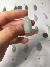 Load image into Gallery viewer, Type A 100% Natural icy watery light green/white/purple jadeite Jade magnolia buds group Pendant PH236
