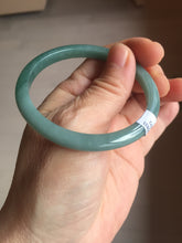Load image into Gallery viewer, 53.5mm Certified Type A 100% Natural dark green/blue/yellow Guatemala slim Jadeite bangle PF13-5872

