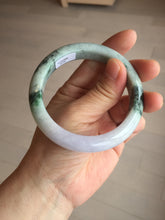 Load image into Gallery viewer, 56mm certified 100% natural Type A light green brown purple jadeite jade bangle AA31-4076
