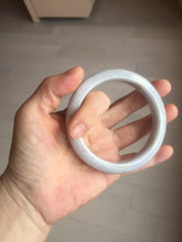 Load image into Gallery viewer, 62.5mm certified 100% natural Type A light purple/white jadeite jade bangle PA11-6113
