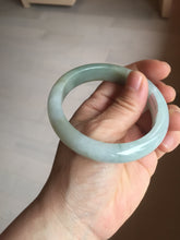 Load image into Gallery viewer, 57mm Certified Type A 100% Natural light green blue brown jadeite Jade bangle PC94-0362
