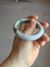 Load image into Gallery viewer, 52mm certified natural 100% natural Type A dark green brown purple jadeite jade bangle E151-4139
