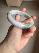 Load image into Gallery viewer, 61.5mm Certified Type A 100% Natural dark green/green/brown/black/purple chubby Jadeite bangle PB234-1099

