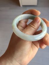 Load image into Gallery viewer, 52mm 100% natural Type A sunny green pink carved and golden-painted jadeite jade bangle PH201

