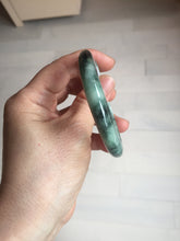Load image into Gallery viewer, 50mm certified 100% natural Type A light green/gray/purple jadeite jade bangle BS114-6639

