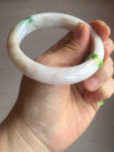 Load image into Gallery viewer, 56.5mm certified 100% natural Type A green purple brown jadeite jade bangle G77-5703
