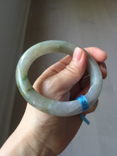 Load image into Gallery viewer, 60mm Certified Type A 100% Natural white/light purple/brown/yellow/gray (FU LU SHOU) Jadeite Jade bangle BF107-8641
