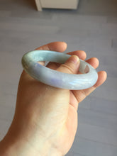 Load image into Gallery viewer, 57.5mm certified type A 100% Natural icy watery light green/purple/white Jadeite jade bangle BH138-1314
