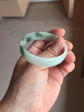Load image into Gallery viewer, 51.5mm Certified type A 100% Natural light green thin Jadeite Jade bangle PB269-1039
