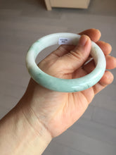 Load image into Gallery viewer, 60mm Certified Type A 100% Natural sunny green white Jadeite bangle PA263-3841

