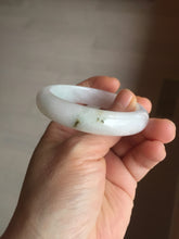 Load image into Gallery viewer, 50.5mm certified 100% natural Type A light green/purple/white jadeite jade bangle AA115-1047
